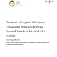 Evaluación del impacto del buceo en comunidades arrecifales del Parque Nacional Arrecife de Puerto Morelos (México) 