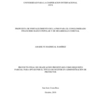 Propuesta de Fortalecimiento de la PMO para el conglomerado financiero Banco Popular y Desarrollo Comunal 