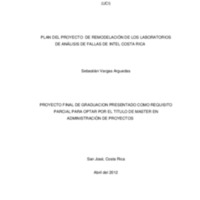 Plan de Proyecto de remodelación de los laboratorios de análisis de Fallas de Intel Costa Rica 