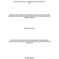 Propuesta de un modelo de madurez organizacional en la gestión de proyectos práctico (M2P) Que sirva de guía para aplicar en la empresa privada 